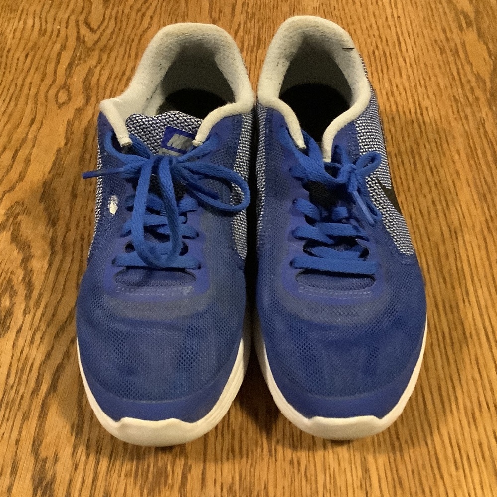 Used Boys Blue and Grey Nike Runners